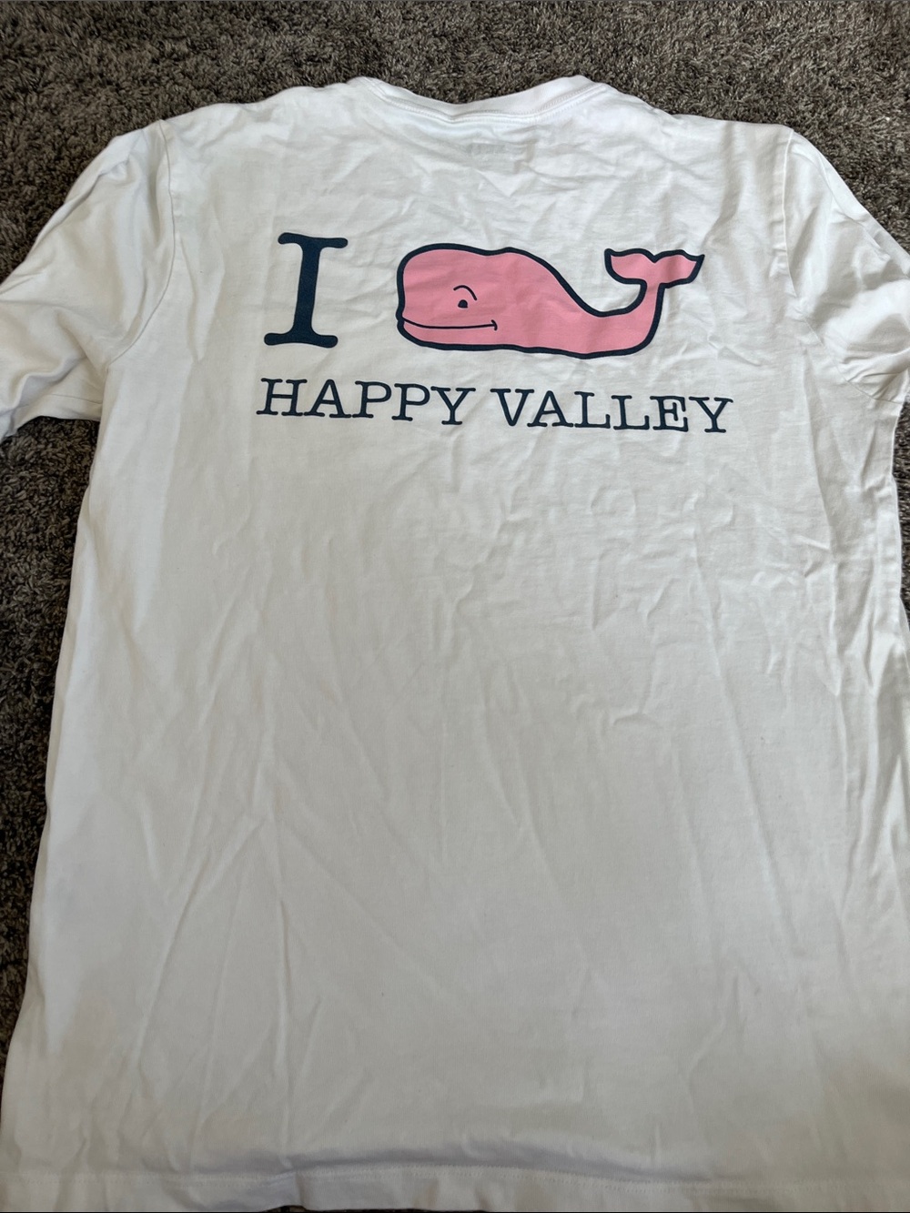 Vineyard Vines White Tee long sleeves- Happy Valley - PSU! Small. - Picture 3 of 8